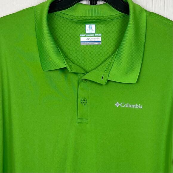 Columbia Omni freeze Zero  Polo shirt men’s XXL sweat activated cooling - Picture 3 of 7